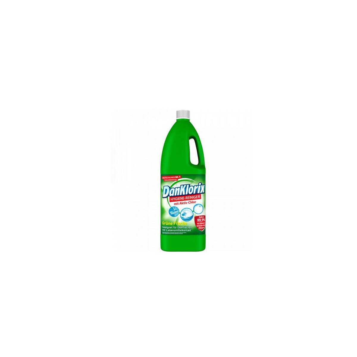 DanKlorix Hygienereiniger mit Chlor Grüne Frische1,5 L, 3,59 €